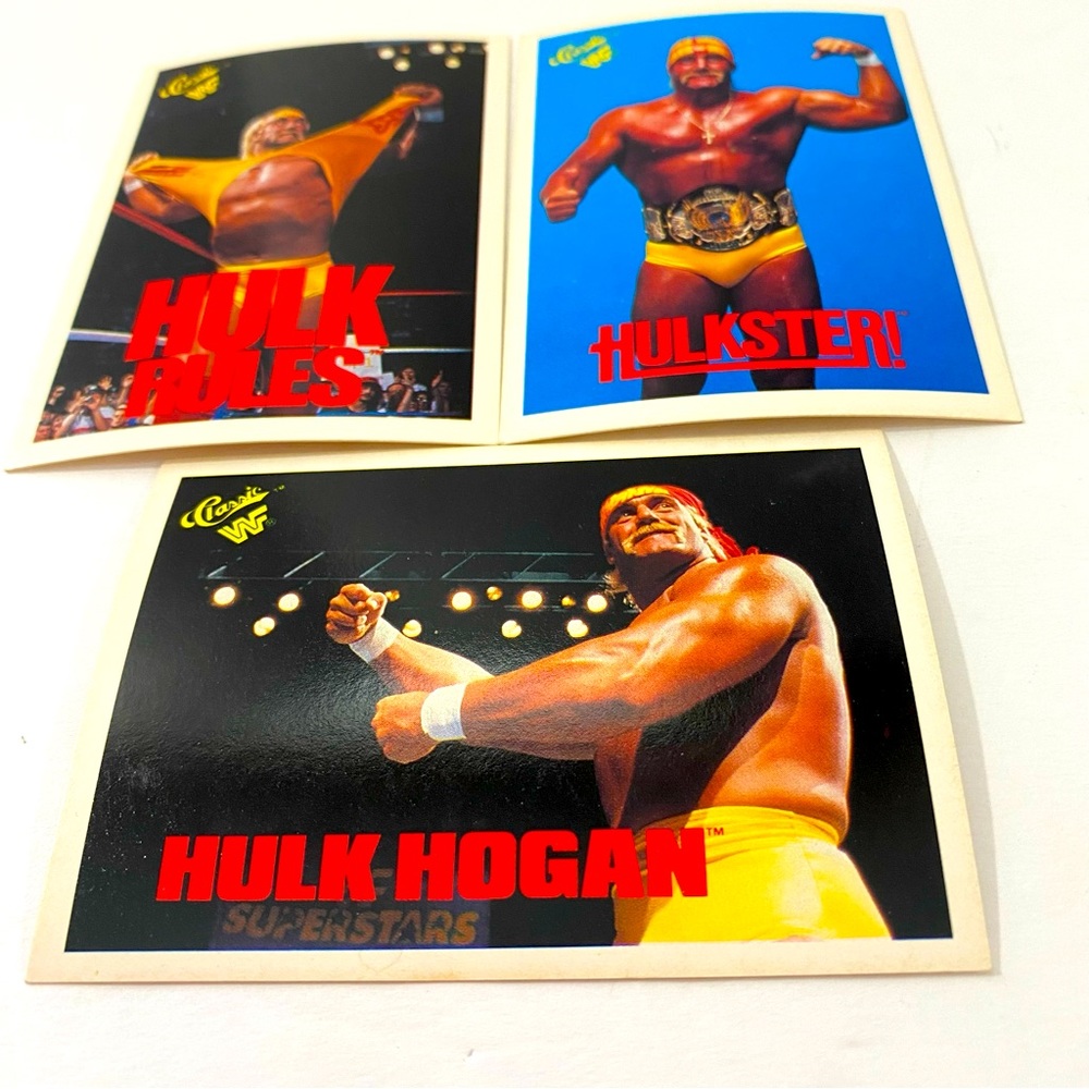 1990’s hulk hogan titan wrestling cards. Vintage good Preowned condition